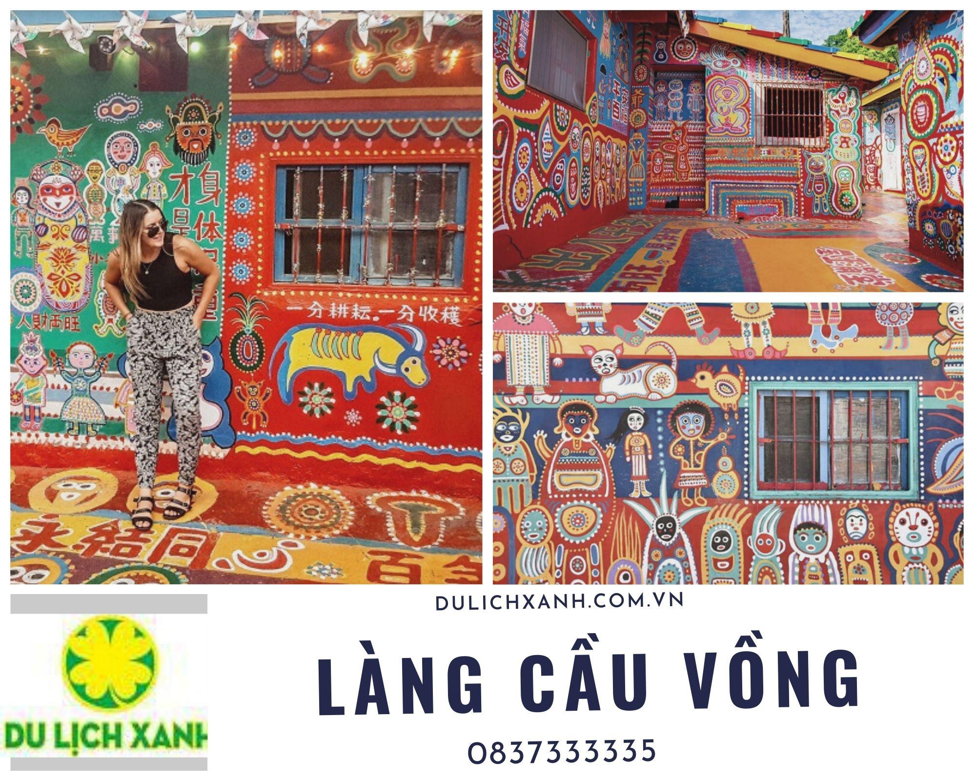 LÀNG CẦU VỒNG - Ngôi làng độc đáo ở Đài Loan