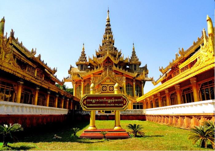 Khám phá cung điện Hoàng gia Kanbawzathardi Palace tại Myanmar