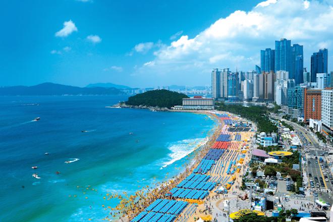 Chiêm ngưỡng bãi biển Haeundae - thiên đường xanh giữa Busan