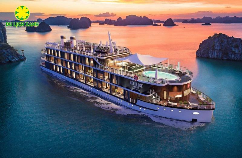 Top 5 du thuyền ngủ đêm trên Vịnh Lan Hạ Cát Bà không thể bỏ qua
