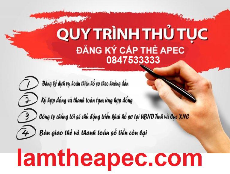 Các bước xin lại thẻ APEC đối với thẻ quá hạn