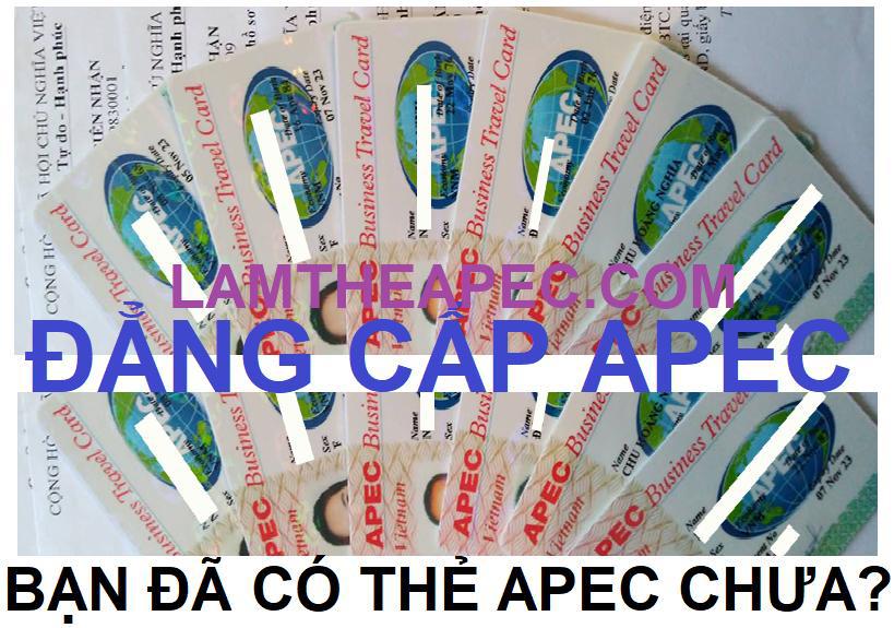 Cơ quan cấp thẻ APEC cho doanh nhân 