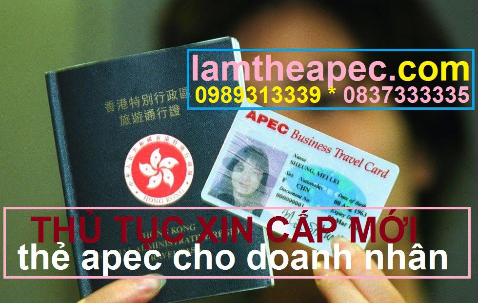 Dịch vụ gia hạn thẻ, làm lại thẻ APEC 2021 nhanh, rẻ