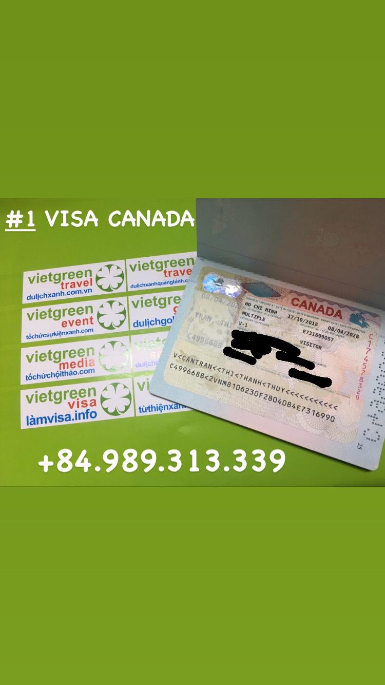 Lệ phí xin Visa Canada là bao nhiêu | Viet Green Visa