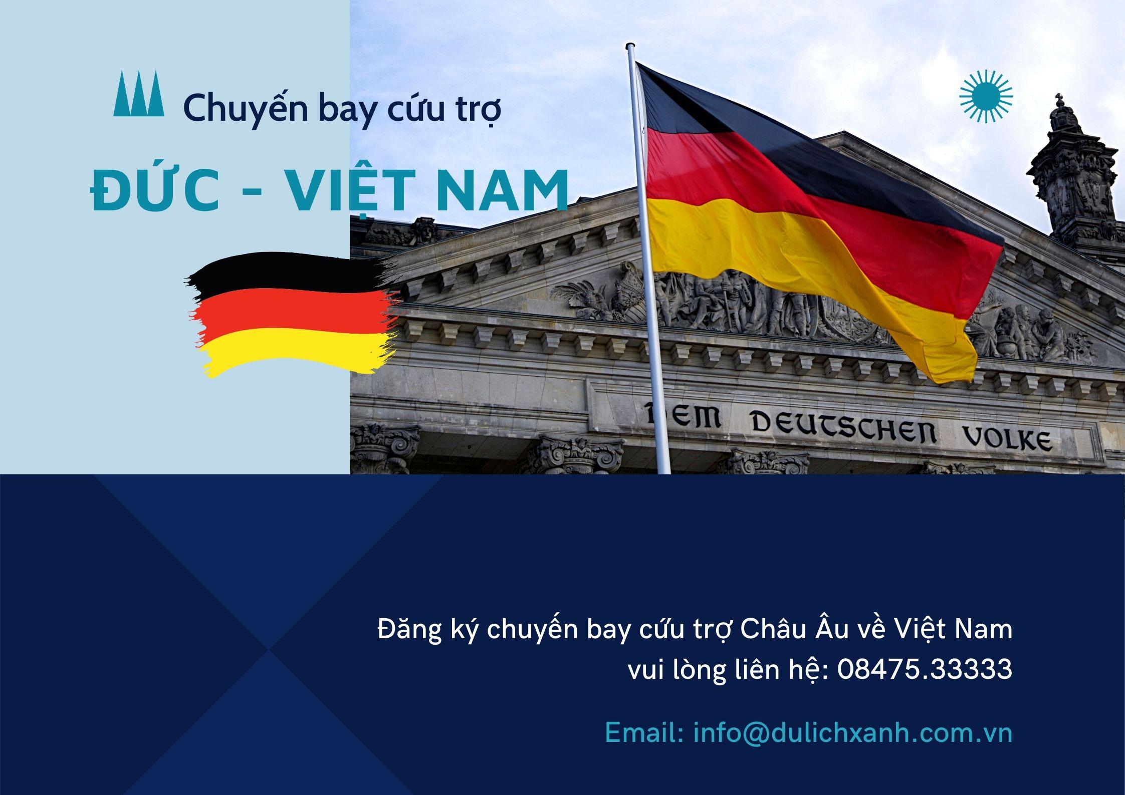 Chuyến bay cứu trợ từ Đức về Việt Nam 21/08