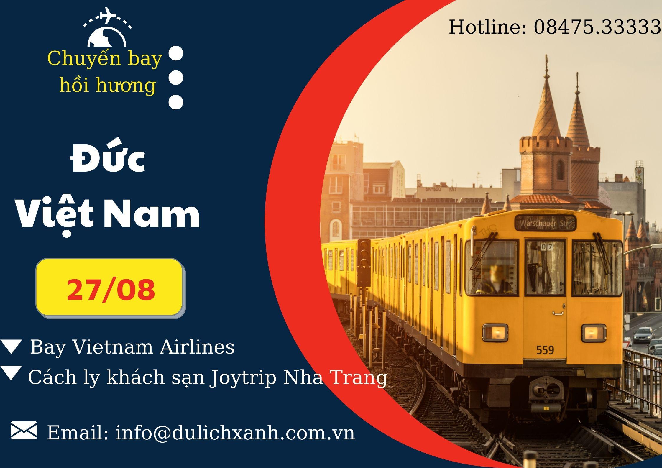 Chuyến bay hồi hương từ Đức về Việt Nam tháng 10 (đã cấp phép)