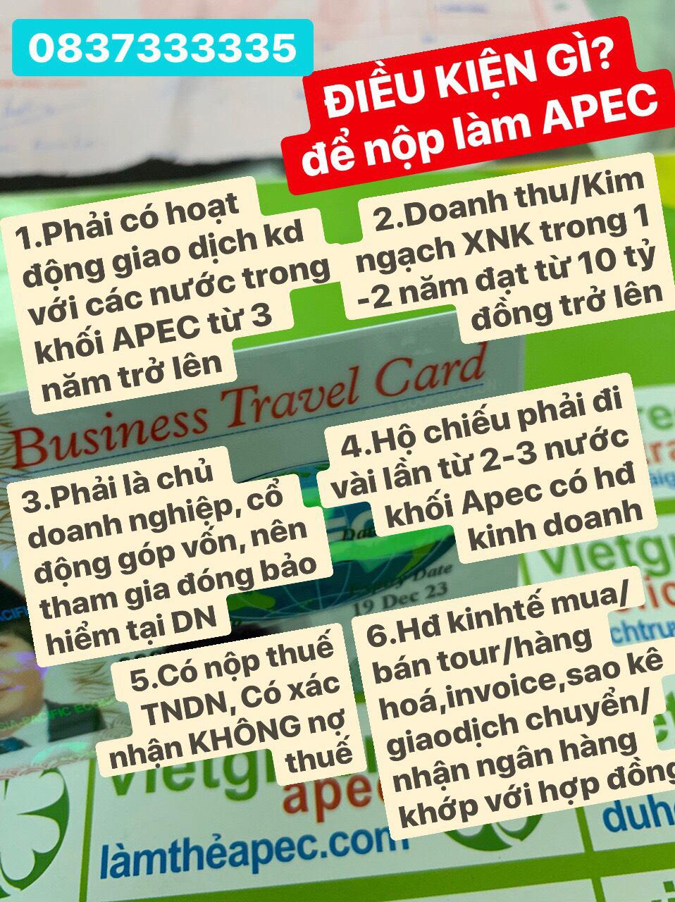 Dịch vụ làm thẻ Apec trọn gói, uy tín, giá rẻ