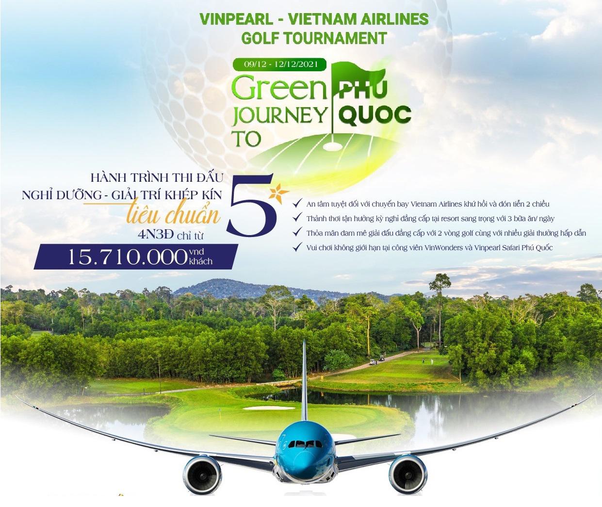 Giải golf Green Journey to Phú Quốc Từ 09-12/12/2021 