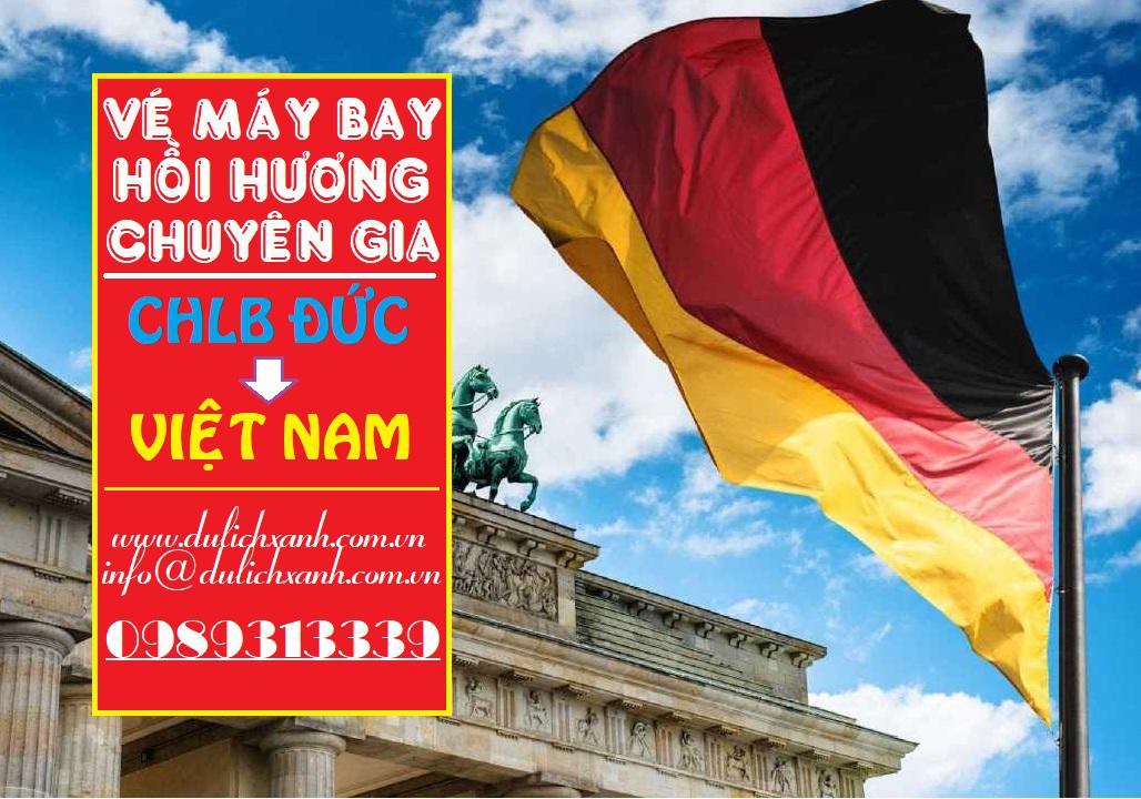 Đặt vé máy bay từ Đức về Việt Nam - Hồi hương & Chuyên gia – Lịch bay tháng 2+3/2022