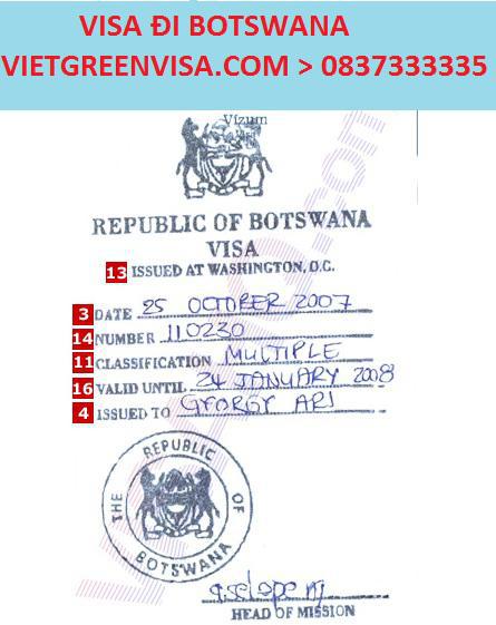 Dịch vụ xin Visa sang Botswana tổ chức đám cưới, kết hôn