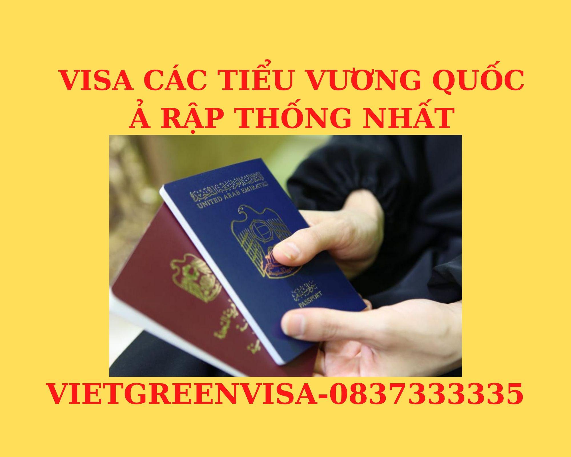 Xin visa Các Tiểu Vương Quốc Ả Rập Thống Nhất 