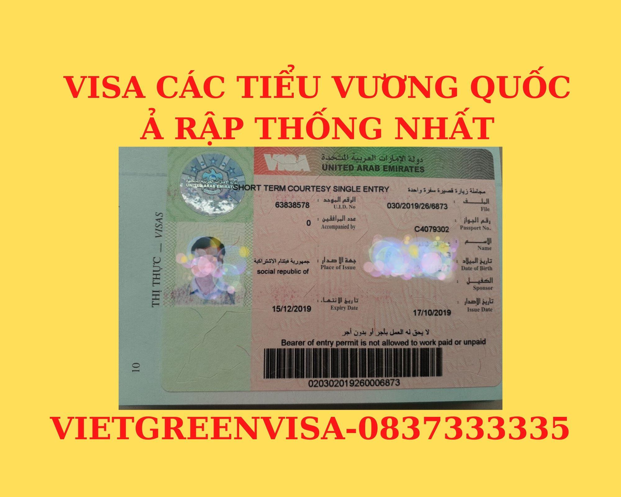 Visa du học Các Tiểu Vương Quốc Ả Rập Thống Nhất