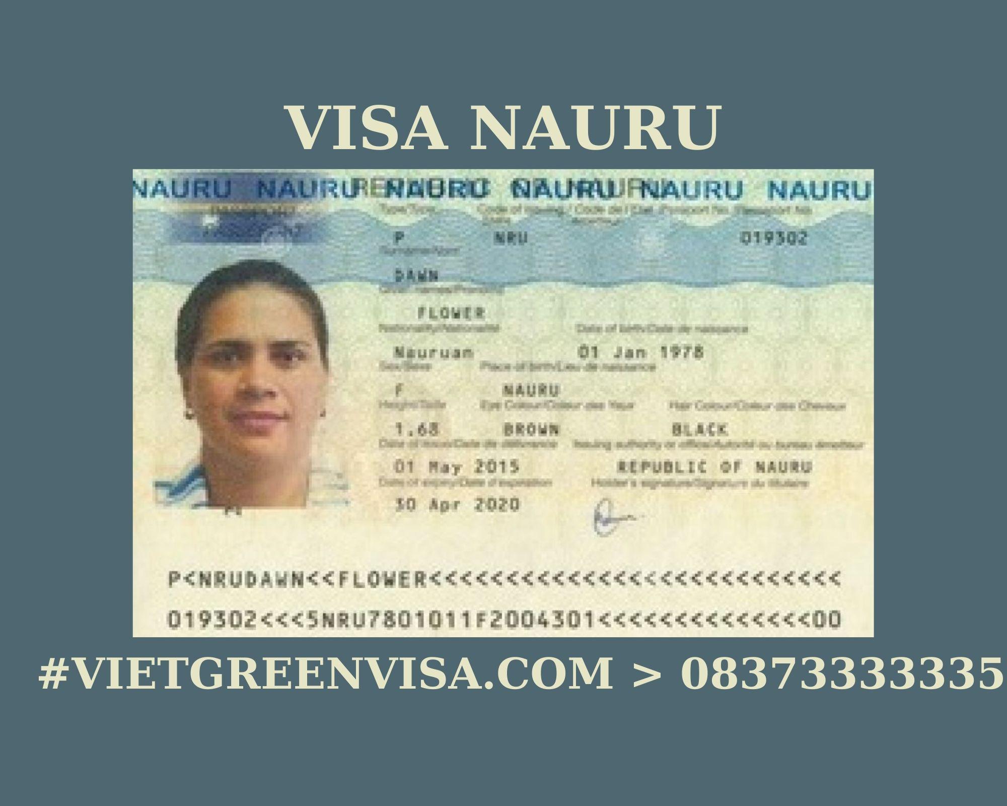 Visa thuyền viên Nauru, visa Nauru diện thuyền viên