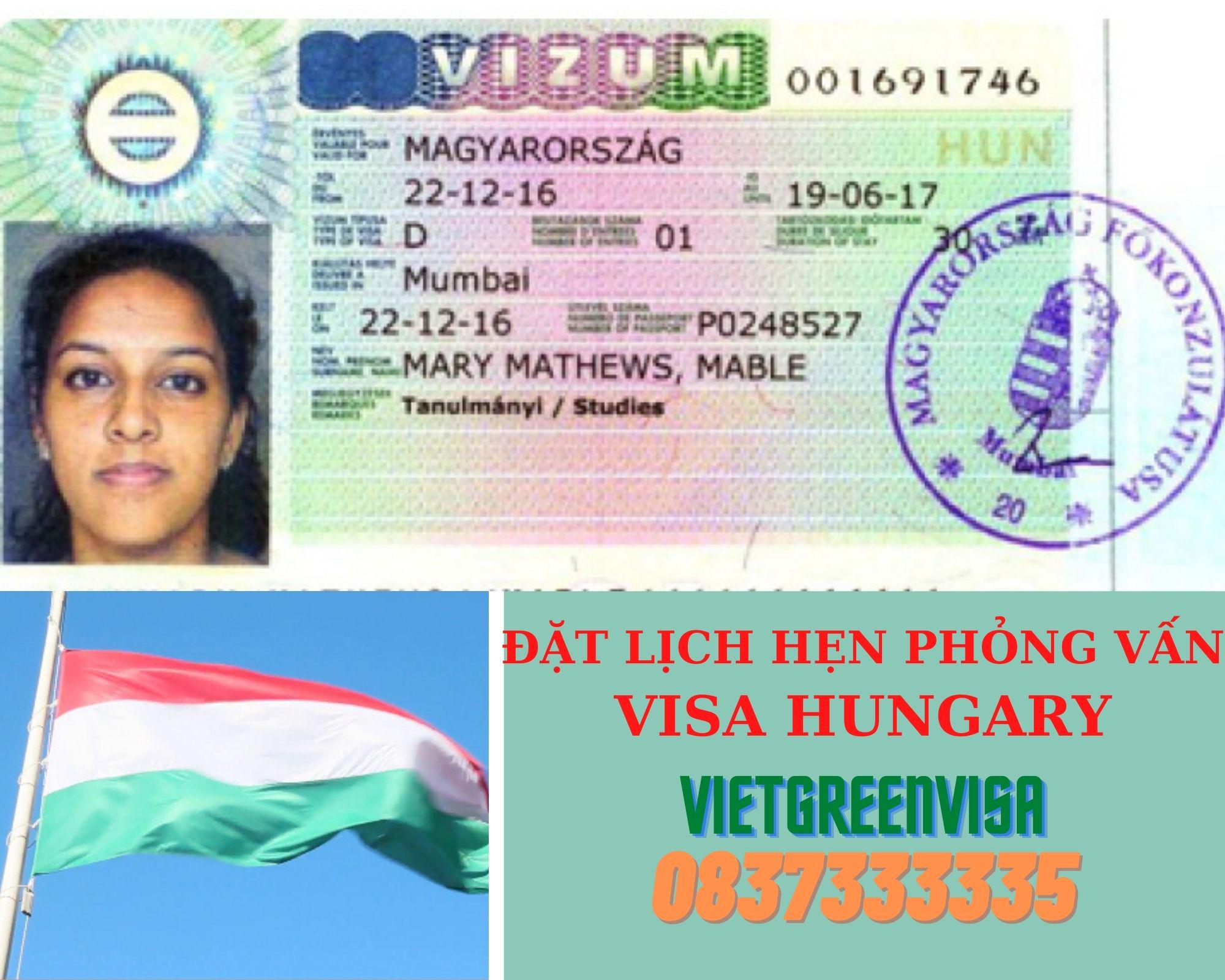 Dịch vụ đặt lịch hẹn phỏng vấn visa Hugary nhanh chóng