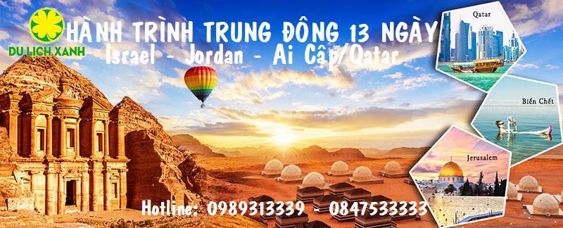 Du Lịch Hà Nội - Jordan - Israel - Ai Cập 13 Ngày