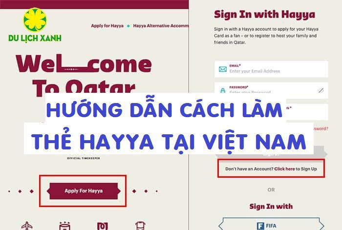 Dịch vụ đăng ký thẻ Hayya nhập cảnh Qatar