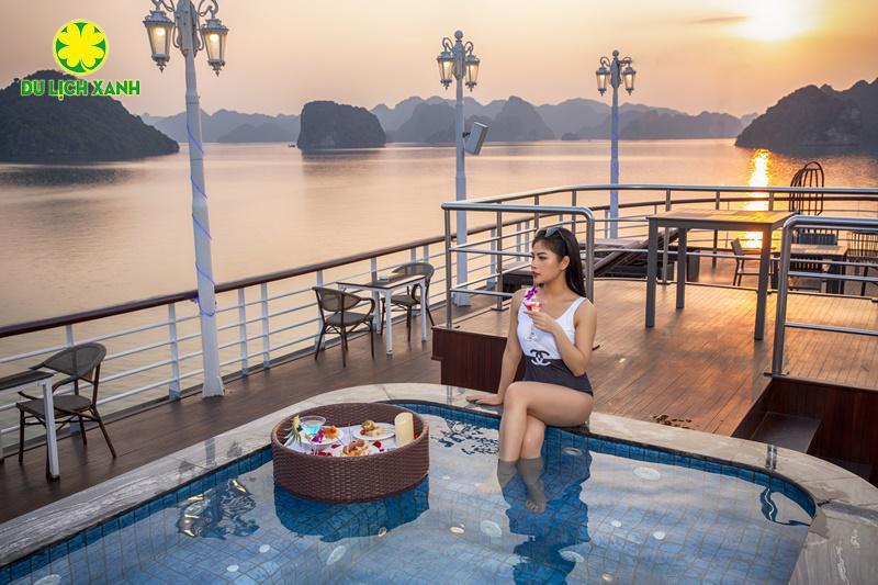 Du thuyền Paradise Elegance , Paradise Elegance Cruise, Tour du thuyền Hạ Long, Du Lịch Xanh