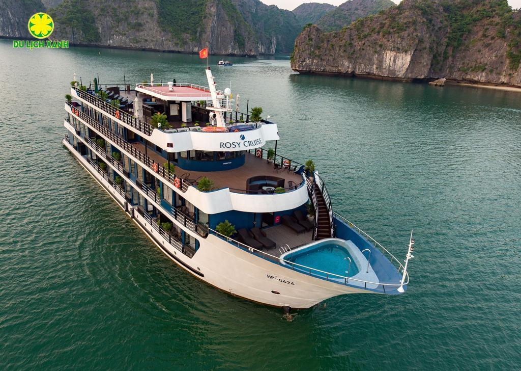 Tour du thuyền Rosy Cruise Lan Hạ 3 ngày 2 đêm