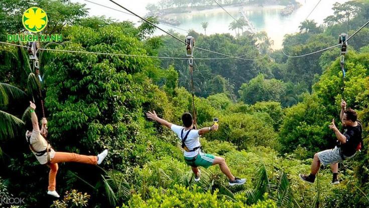 Vé Trượt thác và Zipline Khu du lịch Hòa Phú Thành giá rẻ