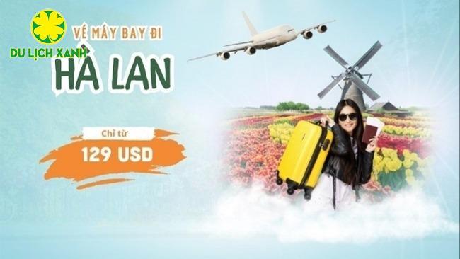 Vé máy bay đi Hague, Đại lý vé máy bay đi Hague, Viet Green Air, Phòng vé máy bay Du Lịch Xanh