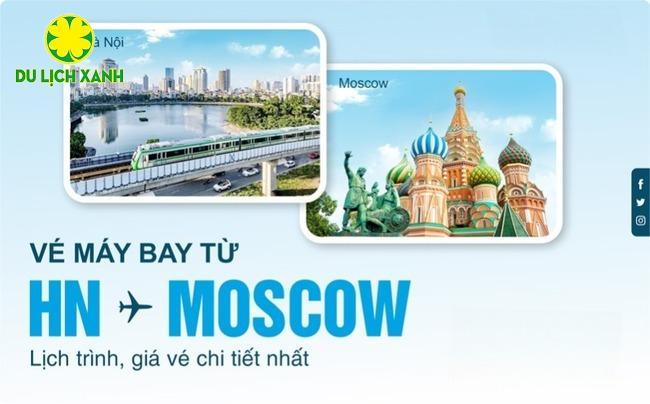 Vé máy bay đi Moscow, Đại lý vé máy bay đi Moscow, Viet Green Air, Phòng vé máy bay Du Lịch Xanh