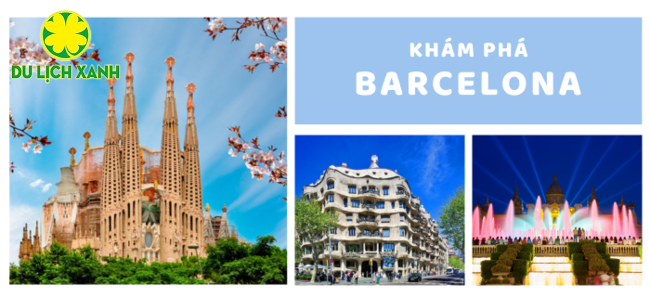 Vé máy bay đi Barcelona, Đại lý vé máy bay đi Barcelona, Viet Green Air, Phòng vé máy bay Du Lịch Xanh
