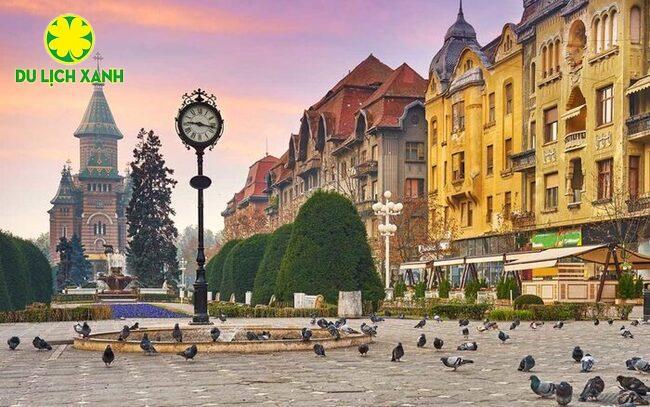 Vé máy bay đi Romania, Đại lý vé máy bay đi Romania, Viet Green Air, Phòng vé máy bay Du Lịch Xanh