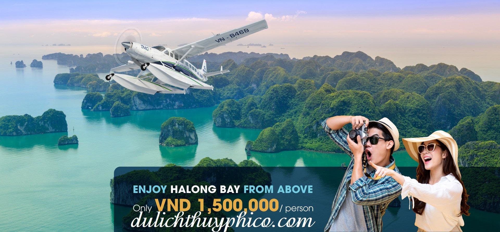 Tour du lịch Thủy Phi Cơ ngắm cảnh Vịnh Hạ Long 25 phút khuyến mại