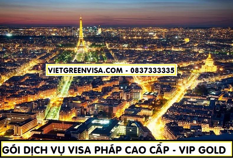 Dịch vụ làm visa Pháp cao cấp - Gói visa Pháp VIP GOLD