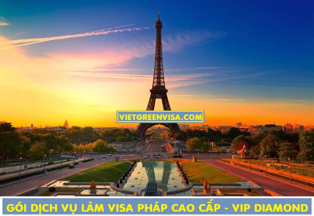 Dịch vụ làm visa Pháp cao cấp - Gói visa Pháp VIP DIAMOND