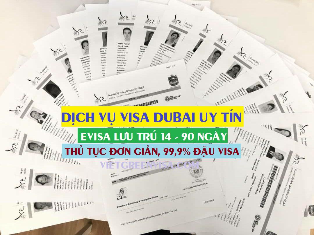 Dịch vụ làm visa Dubai du lịch lưu trú 90 ngày giá rẻ
