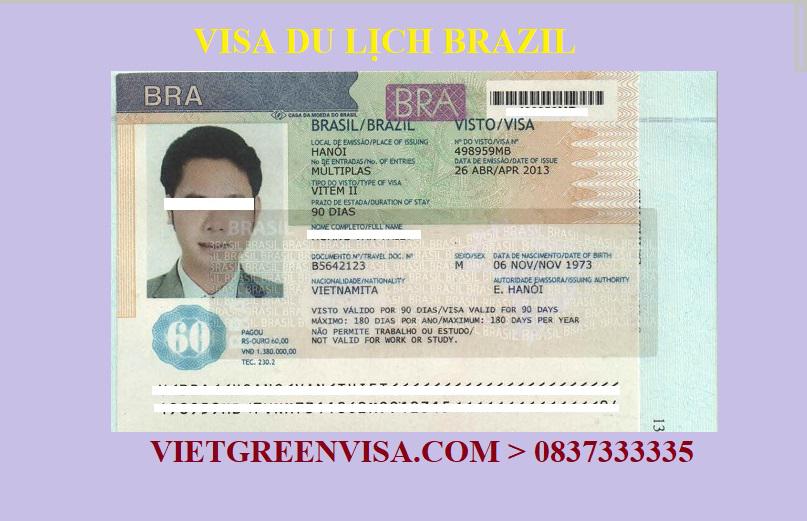 Dịch vụ xin Visa du lịch Brazil uy tín, trọn gói