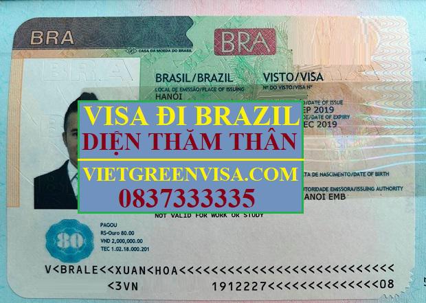 Xin Visa Brazil thăm thân, nhanh gọn, giá rẻ