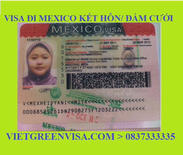 Xin Visa Mexico kết hôn, sang Mexico tổ chức đám cưới