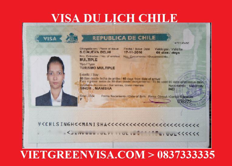 Dịch vụ xin Visa du lịch Chile uy tín, trọn gói