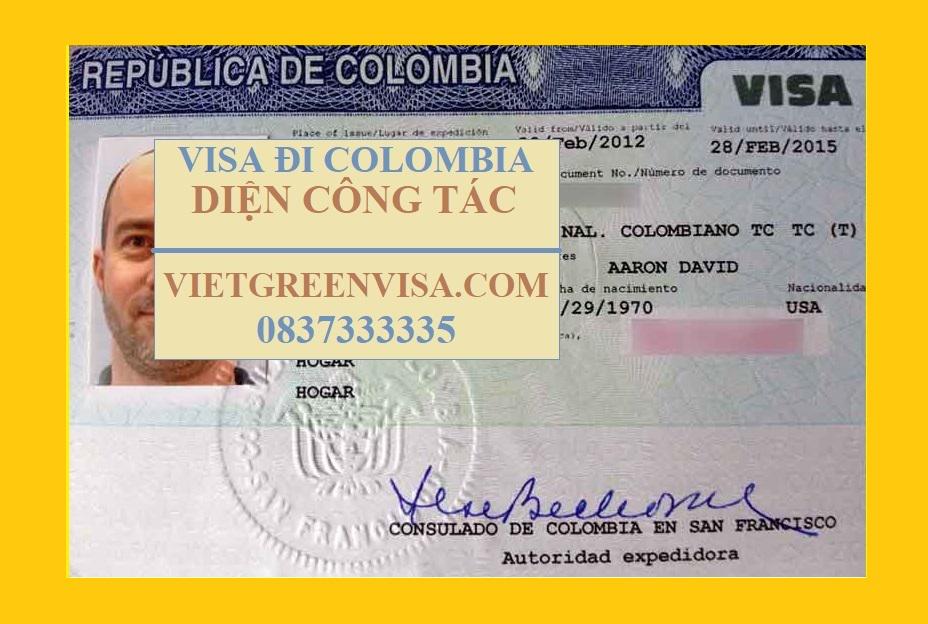 Làm Visa Colombia công tác uy tín, giá rẻ, nhanh gọn