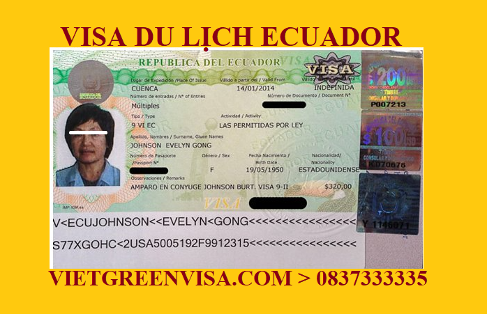 Dịch vụ xin Visa du lịch Ecuador uy tín, trọn gói