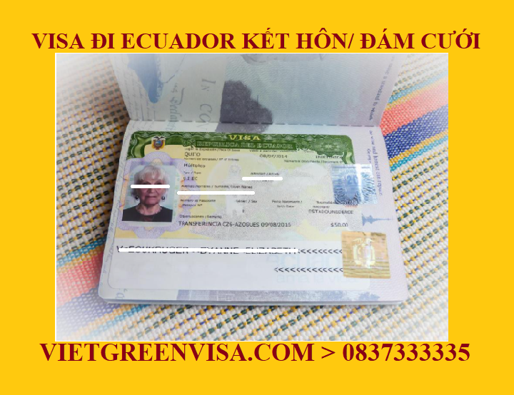 Làm Visa Ecuador kết hôn, sang Ecuador tổ chức đám cưới