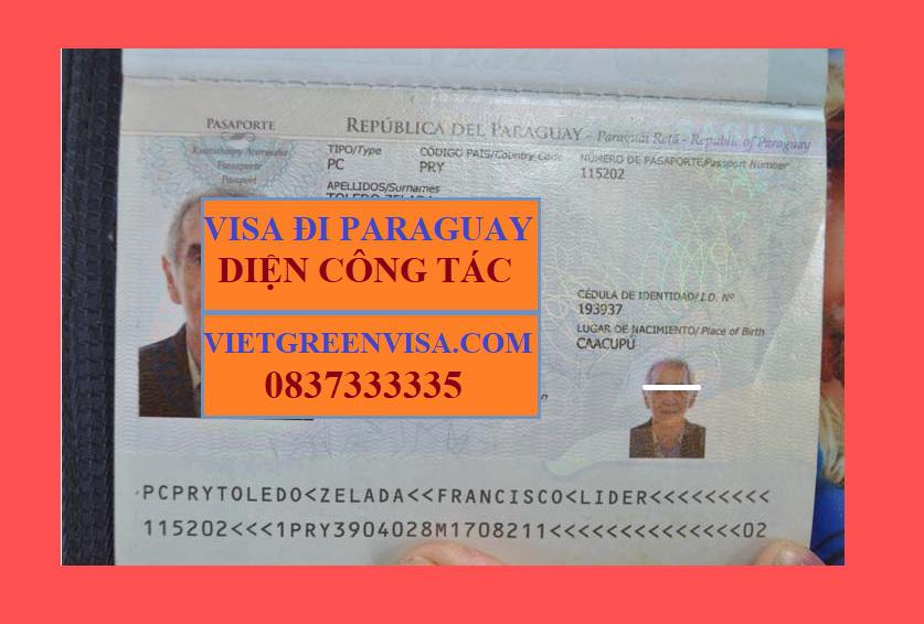 Xin Visa Paraguay công tác uy tín, giá rẻ, nhanh gọn