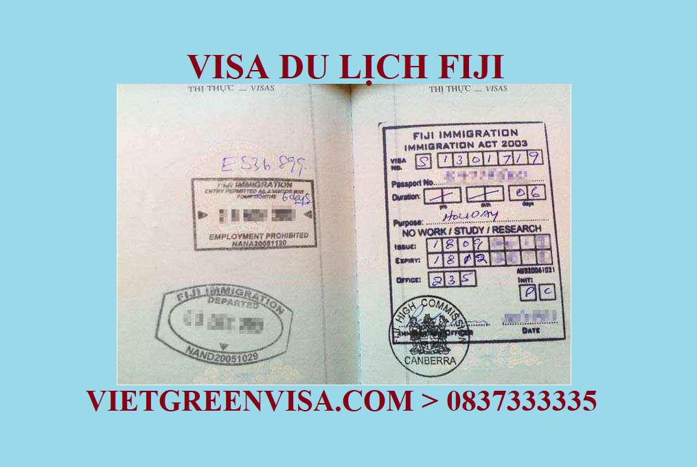 Dịch vụ xin Visa du lịch Fiji uy tín, trọn gói