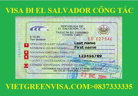 Hỗ trợ xin Visa El Salvador công tác uy tín, giá rẻ, nhanh gọn