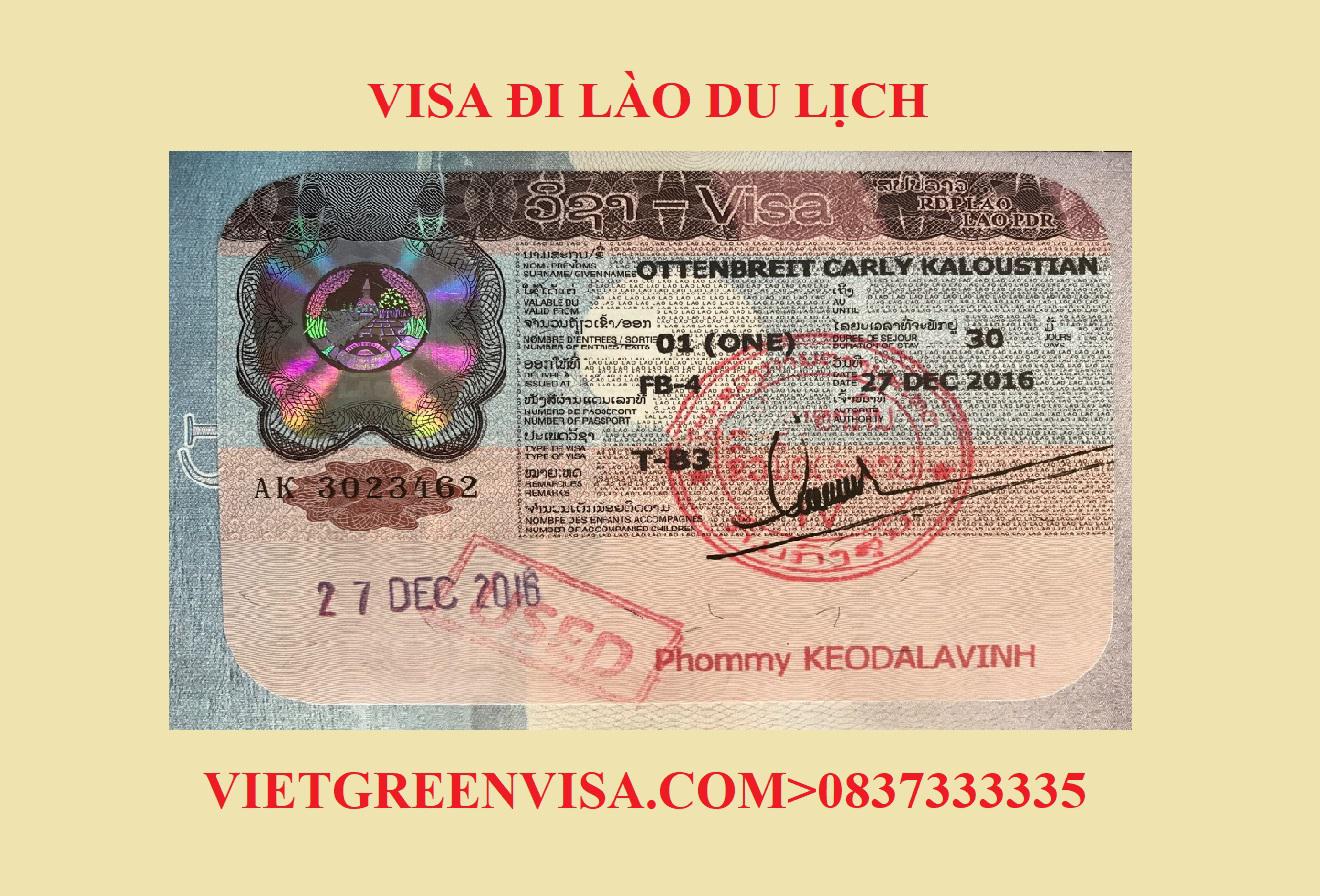 Xin Visa du lịch Lào uy tín, trọn gói