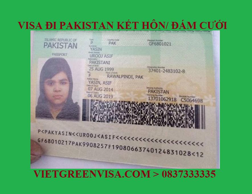  Dịch vụ xin Visa sang Pakistan tổ chức đám cưới, kết hôn 