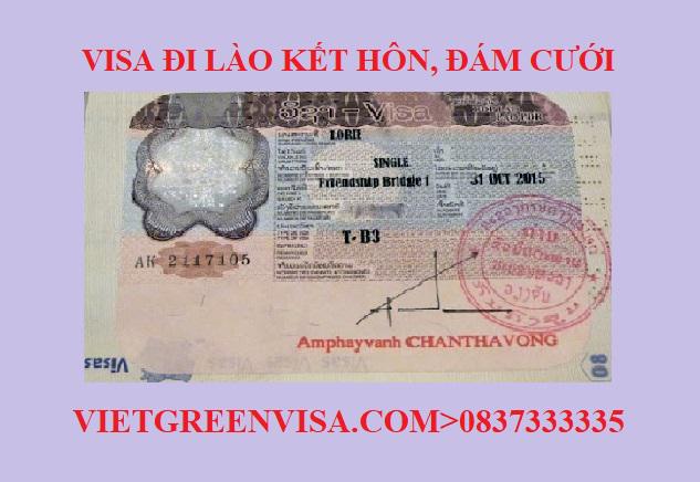 Dịch vụ xin Visa sang Lào tổ chức đám cưới, kết hôn