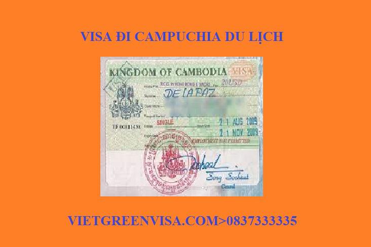 Xin Visa du lịch Campuchia uy tín, trọn gói