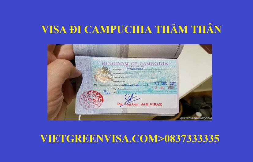 Làm Visa Campuchia thăm thân, nhanh gọn, giá rẻ