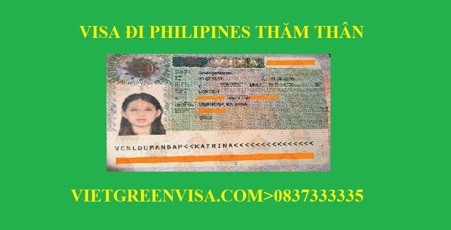 Làm Visa Philipines thăm thân, nhanh gọn, giá rẻ