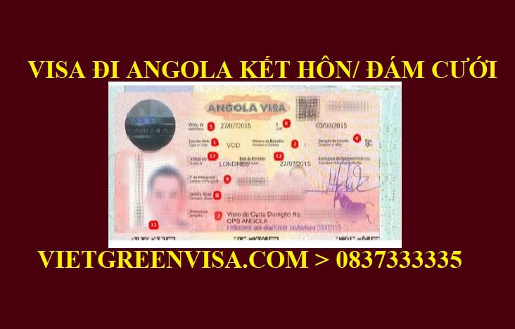  Dịch vụ xin Visa sang Angola tổ chức đám cưới, kết hôn 