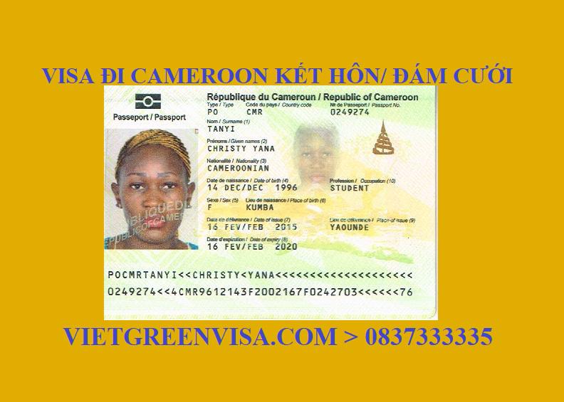  Dịch vụ xin Visa sang Cameroon tổ chức đám cưới, kết hôn 