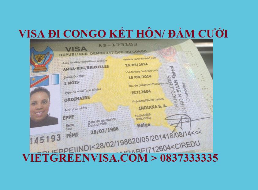  Dịch vụ xin Visa sang Congo tổ chức đám cưới, kết hôn 